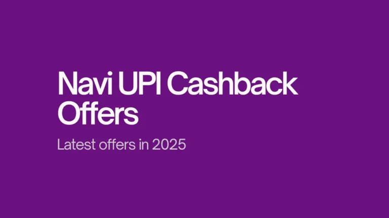 Navi app cashback offers banner image