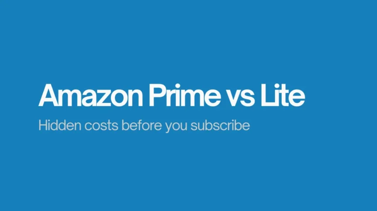 Amazon Prime vs Prime Lite