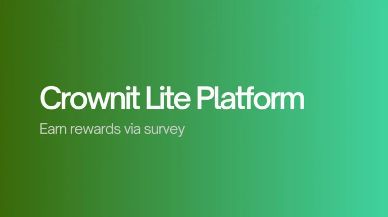 Crownit Lite Survey: Participate and Earn Free Paytm Cash