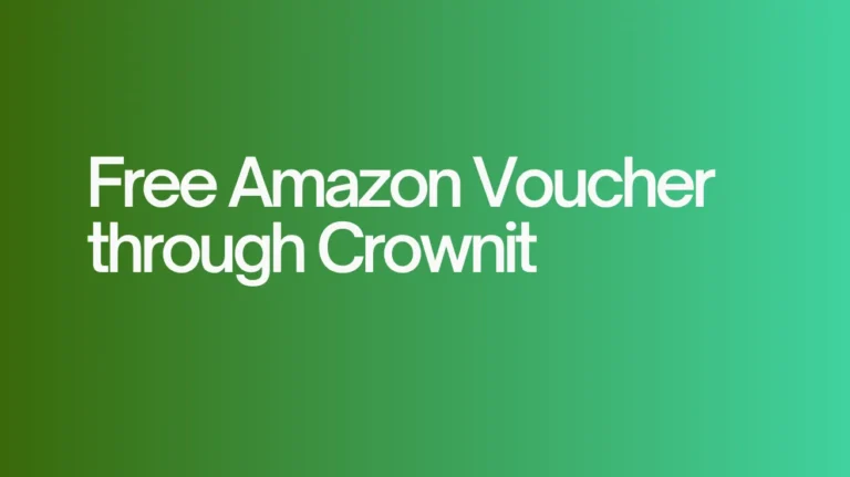 Get Free Amazon Voucher via Crownit Lite