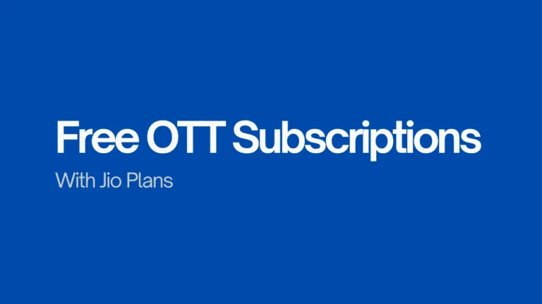 Free Netflix, Amazon Prime, Disney+ Hotstar Premium With Jio