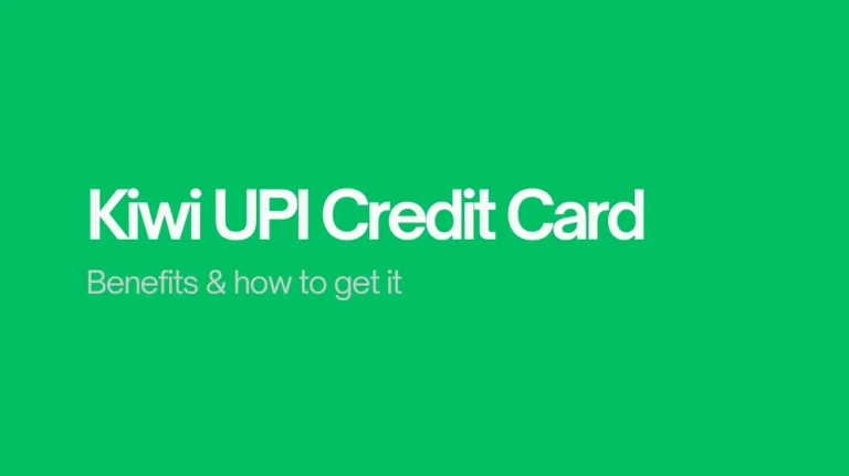 Kiwi credit card