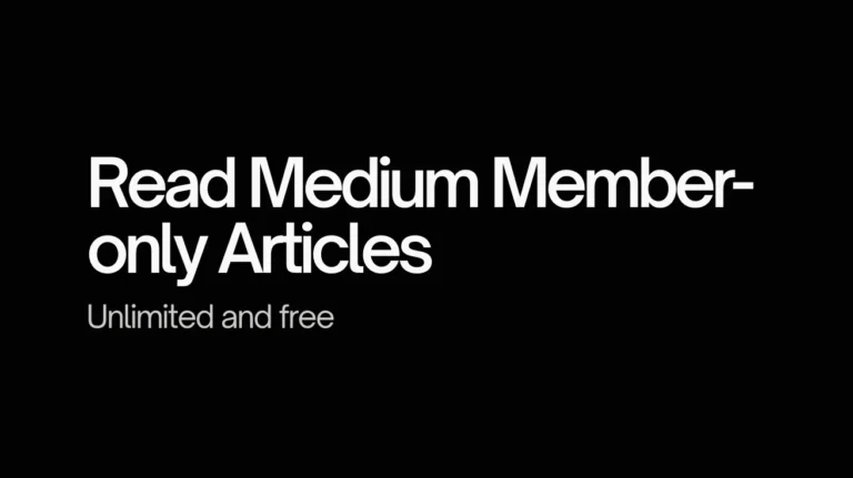 Read Medium Articles for free