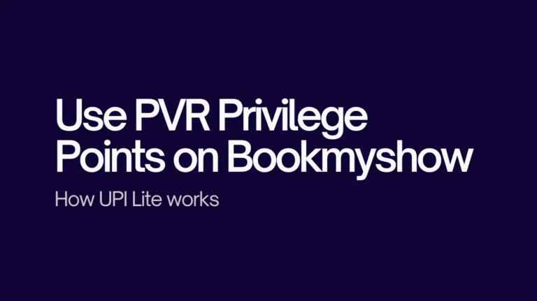 Here’s How You Can Use PVR Privilege Points on Bookmyshow