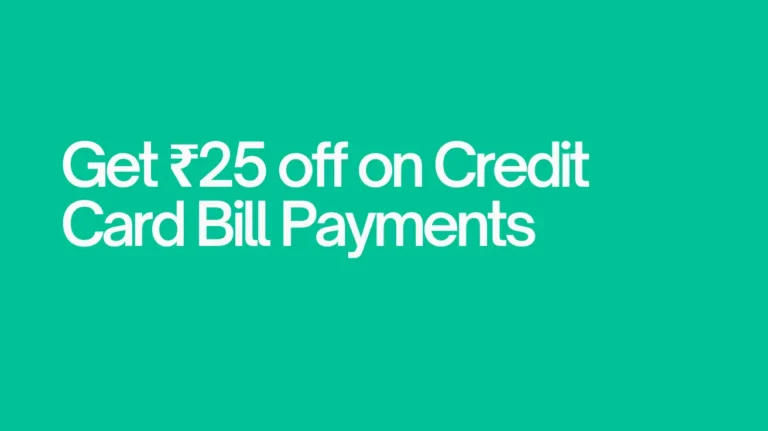 CheQ app credit card bill payment offer banner image