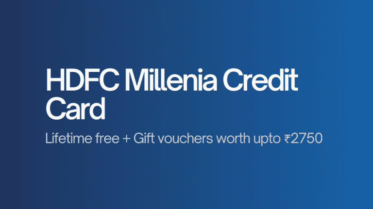 HDFC Millenia Credit Card banner image