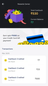 Cashback on INDmoney 