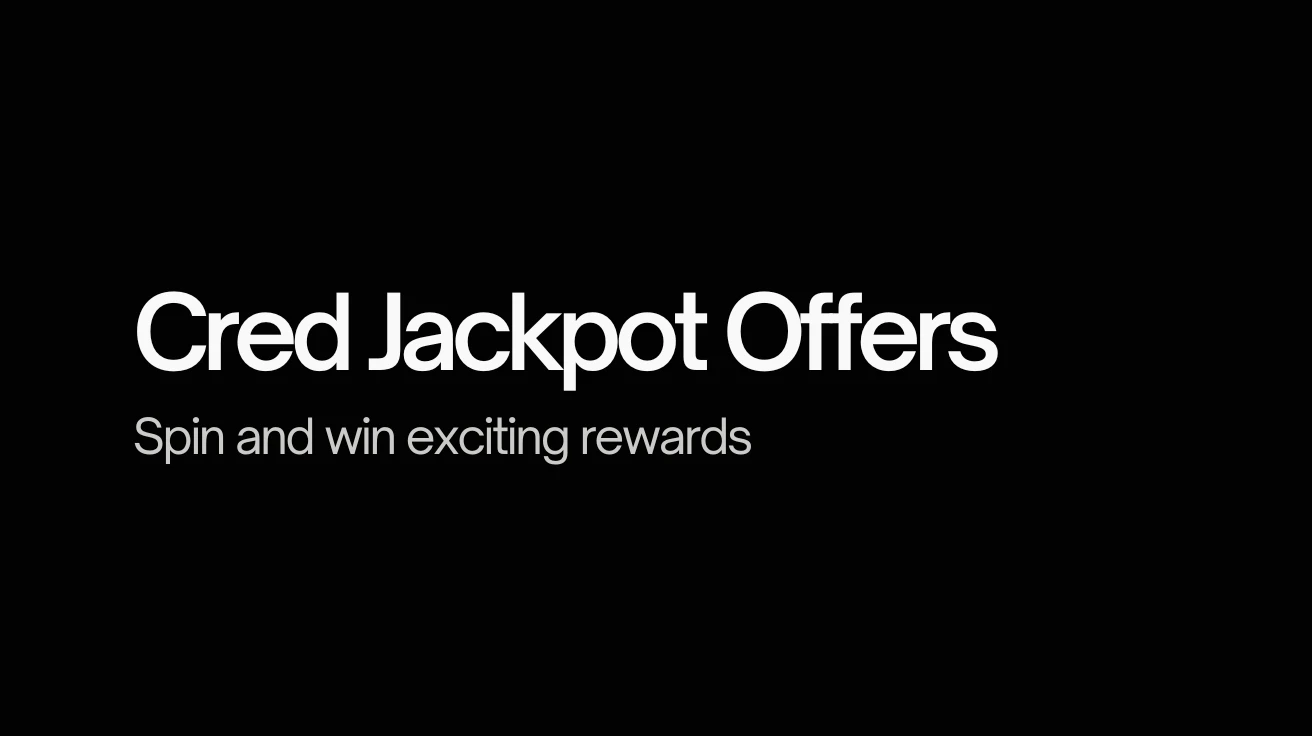 Cred Jackpot offers