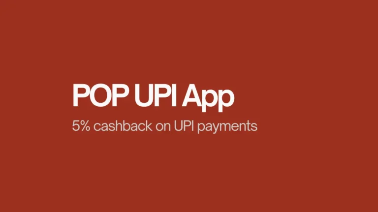 POP UPI referral code banner image