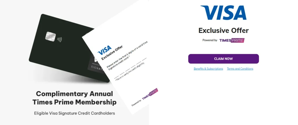 Complimentary Annual Times Prime Membership