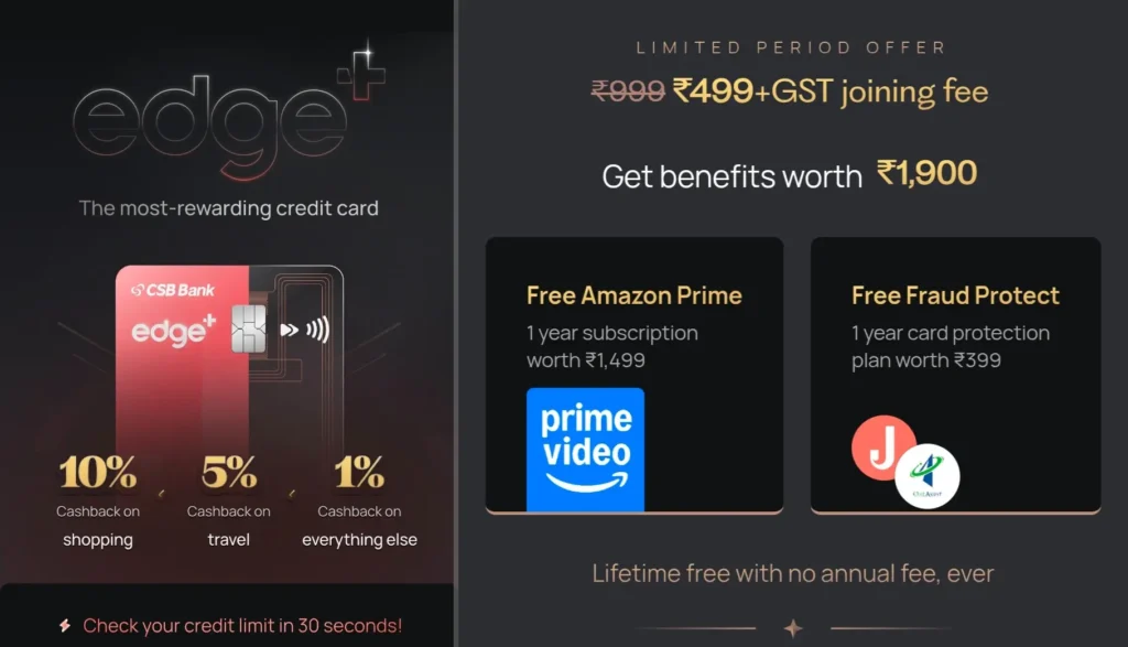 Free Sony LIV with Edge Plus banner image