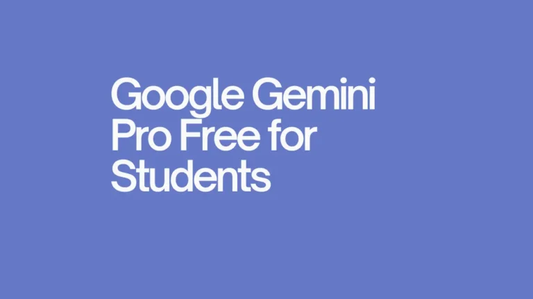 Gemini Pro for students