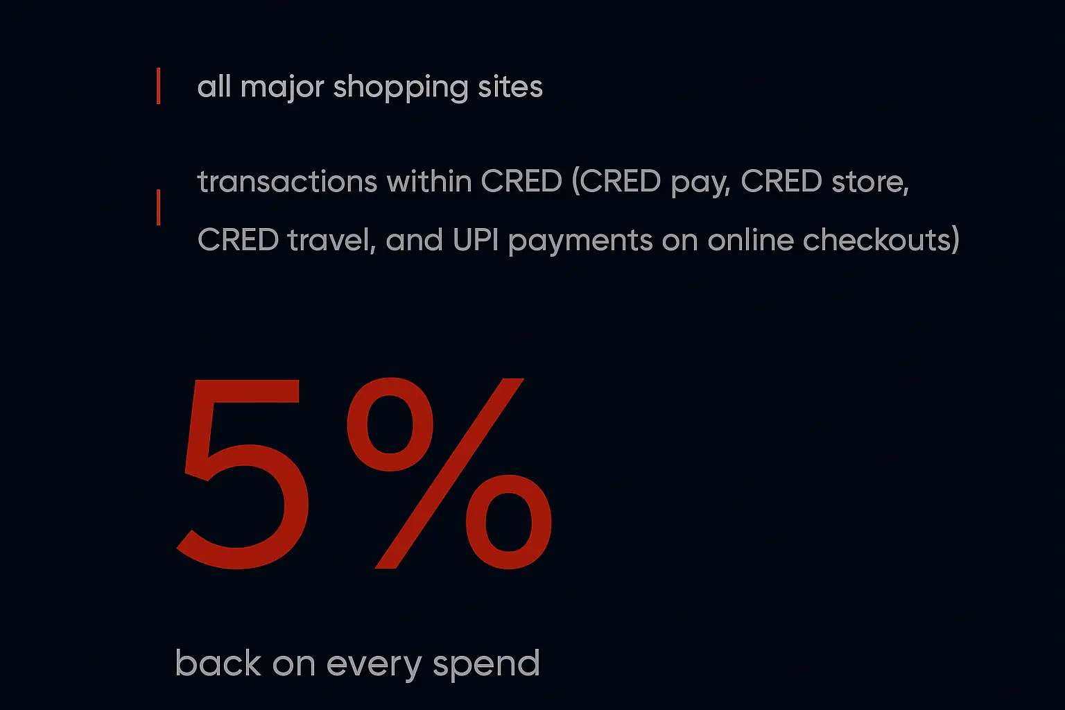 Cashback on online payment