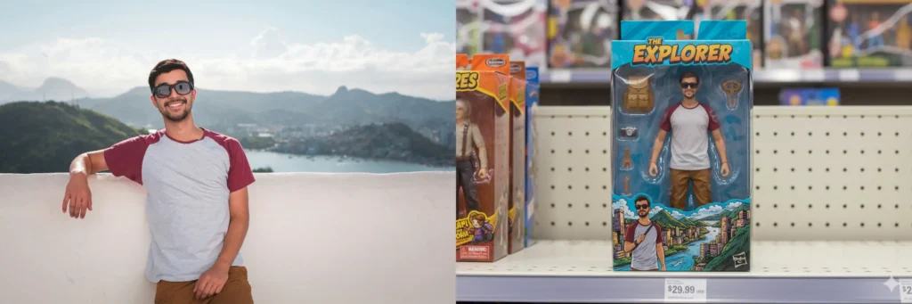 Action Figure in Toy Box