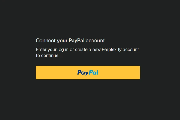 Connect PayPal account